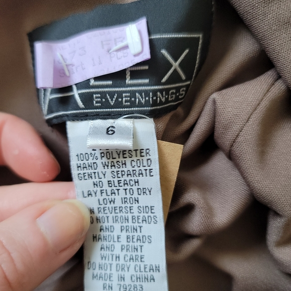 y2k Fairy Boho Regency Whismy Off The Shoulder Brown Embriodered Cocktail Dress - Picture 13 of 16